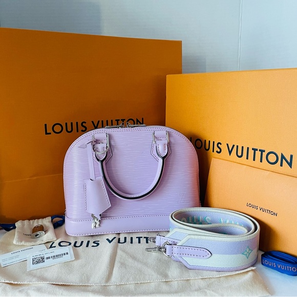 NWT Louis Vuitton Alma Bb Light Pink M22620 with Dust Bags, Box and Shopping Bag - Picture 16 of 16
